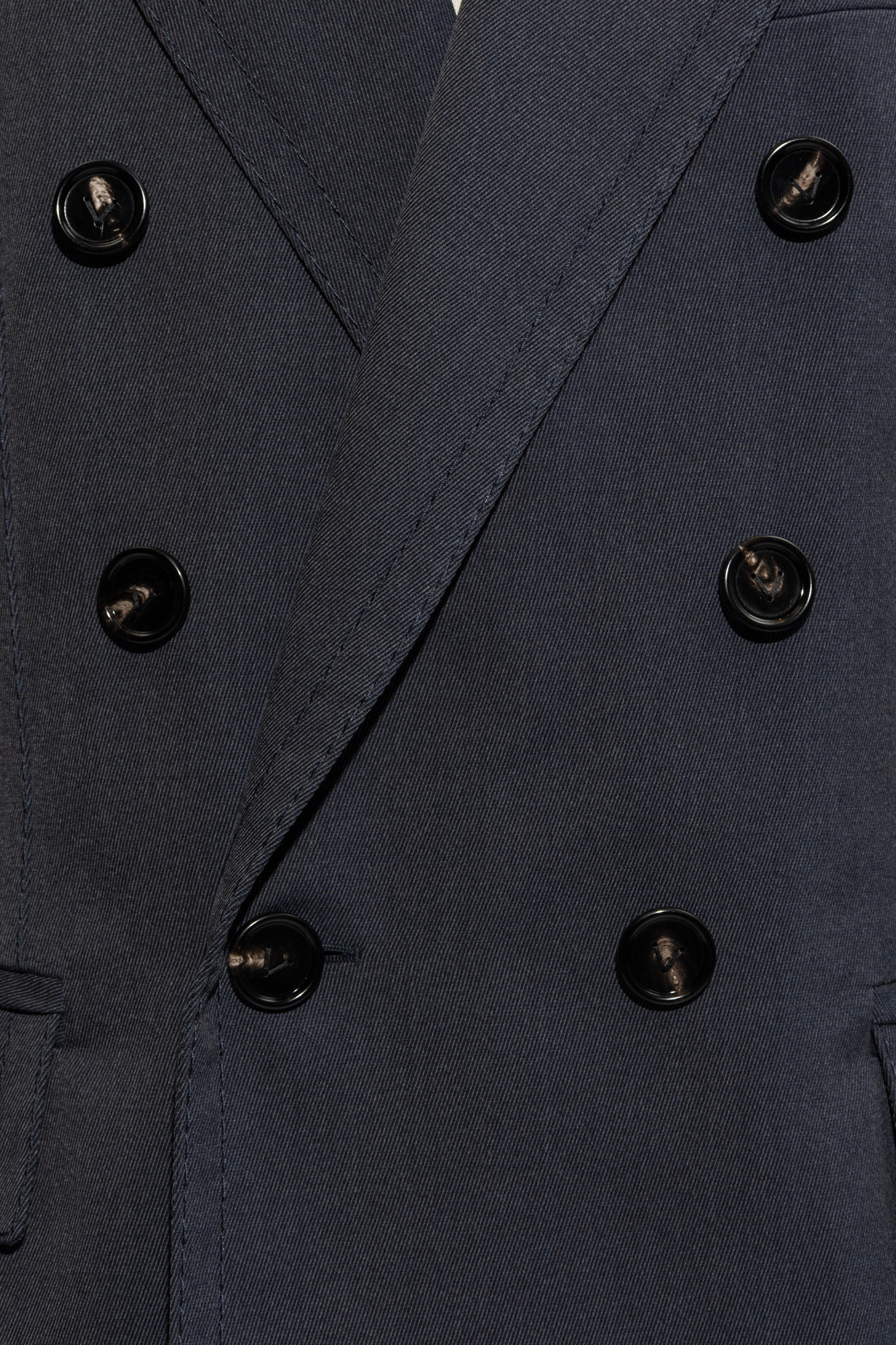 【関税&送料込】Bottega Veneta Dark Blue Wool Blazer BOTTEGA VENETA: double-breasted wool blazer - Blue | Bottega